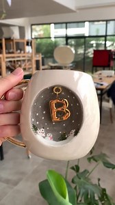 Personalized Snowman Mug: Handmade Ceramic Coffee Cup With 24K Gold - Etsy