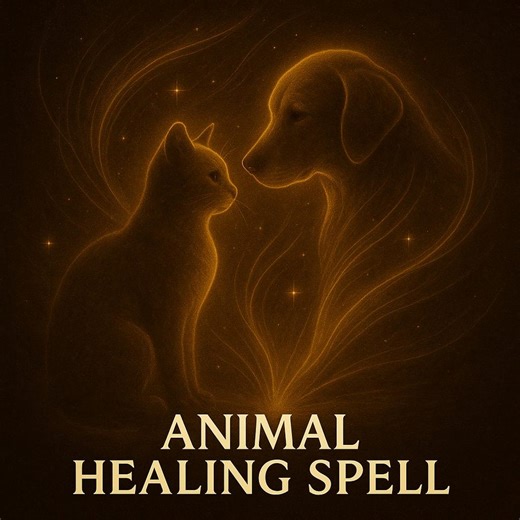 Animal Body Healing Spell – Golden Energy Regeneration Ritual for Pets - Etsy
