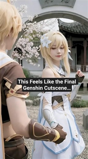 I Paid Lumine to Cook 🍳 | Aether Meets Lumine for the First Time | Genshin Impact Ending