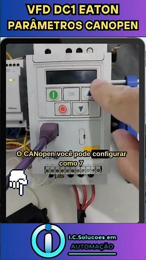 Eaton DC1 VFD CANopen Parameters #industrialautomation #frequencyinverter #eaton #dc1 #canopen