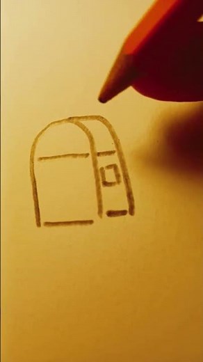 How to Draw a Mailbox Using Letters 😊👍