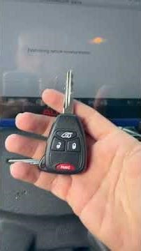 2006 Chrysler Pacifica key programming ￼