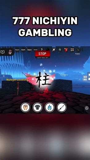 NICHIYIN GAMBLING - ANIME FIGHTING SIMULATOR ENDLESS #roblox #fyp #animefightingsimulatorendless