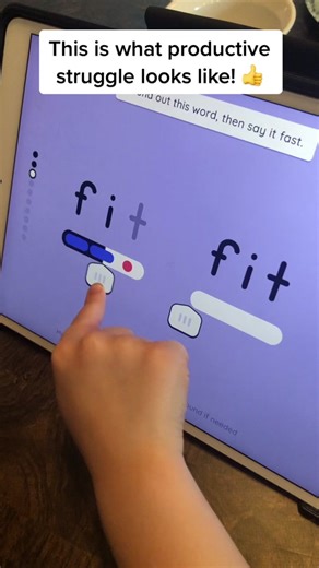 The sound it out phase! 🌟 #productivestruggle #learntoread #phonics #sounditout #blendingwords #teacher #parent #educationalapp #scienceofreading