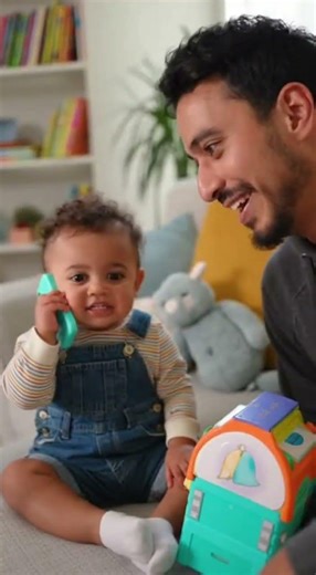 “Bro Said ‘She’s My Girlfriend’ 😭😂” #funnybaby #cutekids #familymoments #dadreaction#girfriend #anas