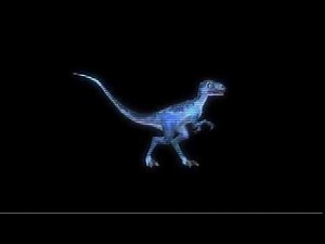 DINOSAURIO HOLOGRAFICO - FOOTAGE
