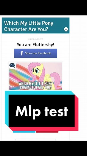 #mylittlepony #mlp #fluttershy #character #quiz #test #personality