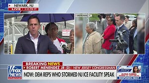 276K views · 10K reactions | Menendez Jr: They feel no weight of the law and no restraint on what they should be doing. And that was shown in broad daylight today when they not just arrested the Mayor of Newark but when they put their hands on two members of congress standing behind me. How is this acceptable? To anyone in this country? How is this acceptable? | MeidasTouch | Facebook