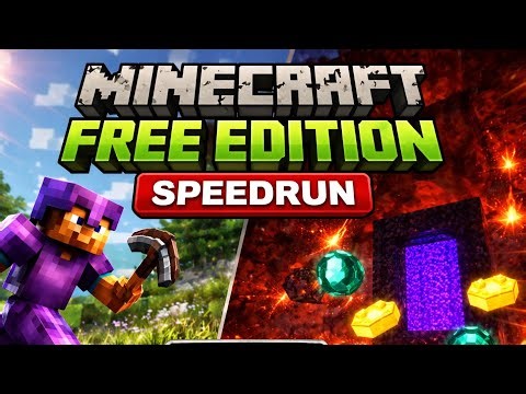 Almost Broke The World Record 😱🤯 | Minecraft Free Edition Speedrun |