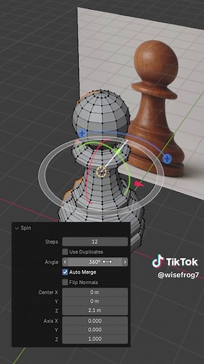 Transform a Vertex into a Perfect Model in Blender