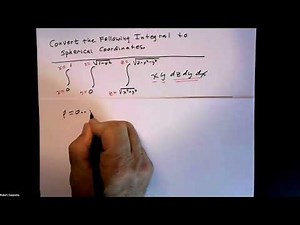 Triple Integral Convert to Spherical Coords Example