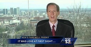 An emotional Ken Lass says farewell after 26 years at Birmingham's NBC 13