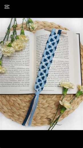 Macrame Bookmark 📖 #macrame #bookmark #book #zakładka #gift