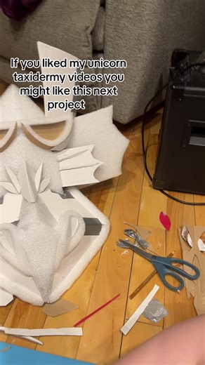 Five headed dragon prop for the play she kills monsters #dragon | dragons