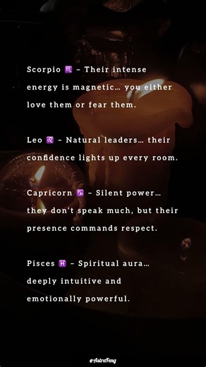 Zodiac Signs With The Most Powerful Aura 🔥✨