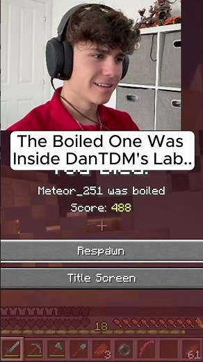 The Boiled One Was Inside DanTDM's Lab...