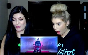 外国小姐姐观看观看WayV 威神V《无翼而飞 take off》MV的REACTION视频