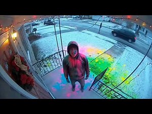 💥 Porch Pirate Karma! Paint Bomb Explodes on Package Thief! 😂📦