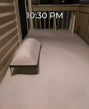 17 Hours Time Lapse of Snow Blizzard