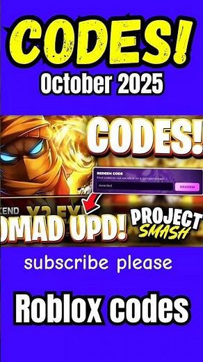 [🏜️ NOMAD] All NEW NOMAD + HALLOWEEN UPDATE CODES FOR PROJECT SMASH | ROBLOX PROJECT SMASH CODES