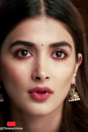Pooja Hegde Face Expressions | Pooja Hegde Lips Closeup | South Actress Face Closeup Vertical Edits