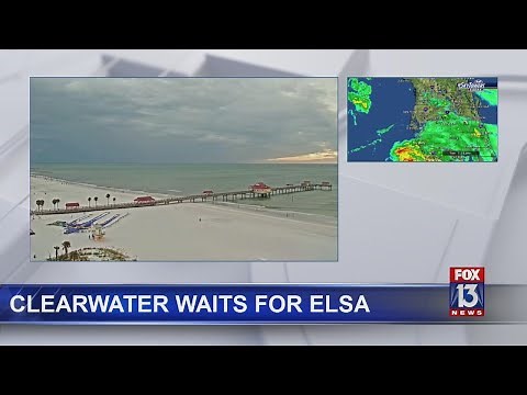 Hurricane Elsa live radar & beach cam