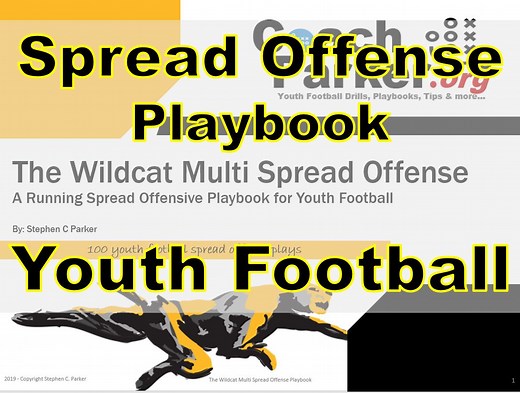 Spread Offense Playbook Youth Football #1 Best Top 100 Plays