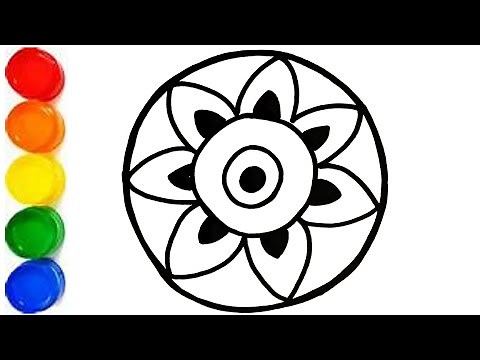 How to Draw Onam Pookalam | designs | Onam Pookalam drawing