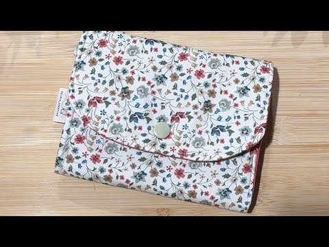 DIY Cose conmigo un monedero 3 en 1 ✂️ (tarjetas , billetes y monedas)