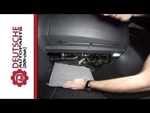 Volkswagen Cabin Air (Pollen) Filter How to (DIY) Install and Where it is Located