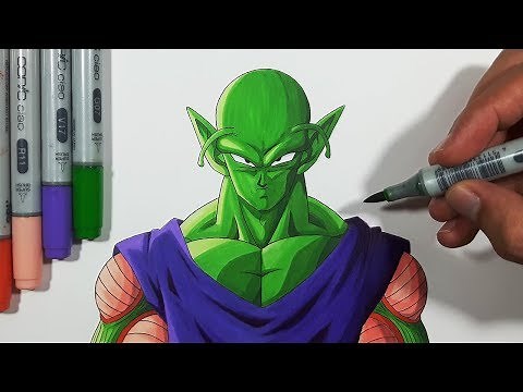 How To Draw Piccolo - Step By Step Tutorial!