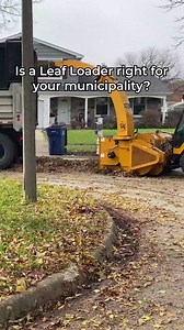 🍁 Does your municipality experience falling leaves in the Autumn season? If so, then yes, you need a Leaf Loader. 🍂 All jokes aside, this attachment is one of the most efficient leaf collection tools available to municipalities! This attachment loads and mulches leaves simultaneously; it can load up to 100,000 pounds of leaves per day! Plus, operators can work comfortably in any weather conditions; the cab is equipped with a climate control system. 📞 Want to get your hands on a Leaf Loader? G