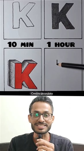 English Alphabet Drawing 3D #shorts