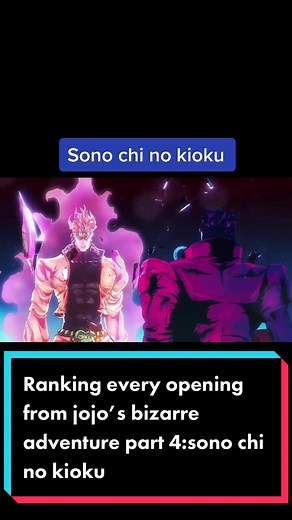 Rankin every opening from jojo’s bizarre adventure part 4:sono chi no kioku.watch the full video on my YouTube channel,#jojosbizarreadventure #jjba #jjbaedits #jjbaopening #sonochinokioku #animeedit #animetiktok #animefyp #youtube #youtuber #anituber