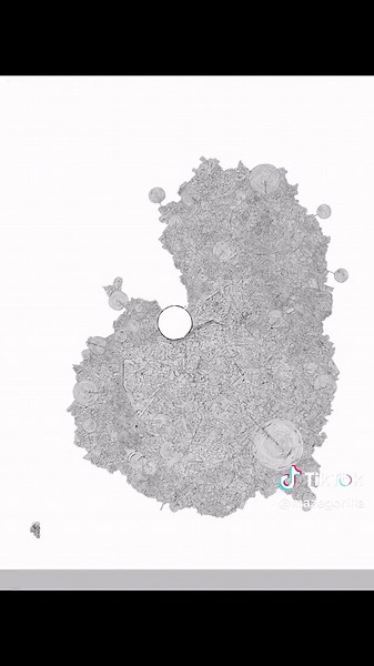 真っ白なデジタルキャンバスを迷路でいっぱいにします。7日目 #maze #contemporaryart #autisticartist #迷路 #drawing