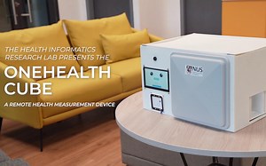【Demo】Remote medication using the non-contact health screening desktop box