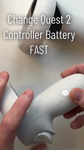 Change Quest 2 Controller Battery Fast! #vr #oculus #oculusquest2 #battery #quest2