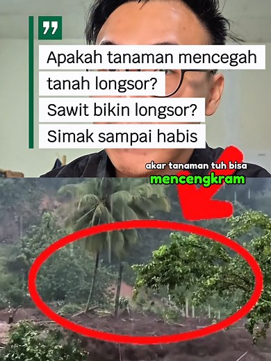 Pengaruh Tanaman Terhadap Faktor Keamanan Lereng Longsor