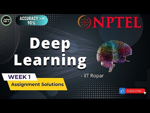 NPTEL Deep Learning Week 1 Quiz Assignment Solutions | July 2022 | IIT Ropar