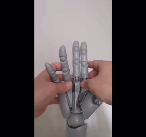 Flexible Hand Model Figure Poseable Art Mannequin - Moveable Left and Right Hand Model for Sketching & Decor (White)