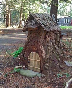 19K views · 705 reactions | Gnome home Tree Stump!! So Cute!!  what do you think? Visit us: www.myincrediblerecipes.com via: https://www.pinterest.com/pin/251568329168675298/ | Recipes From Heaven | Facebook