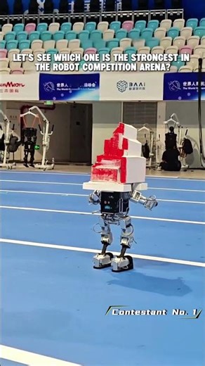 Admire the various running postures of robots