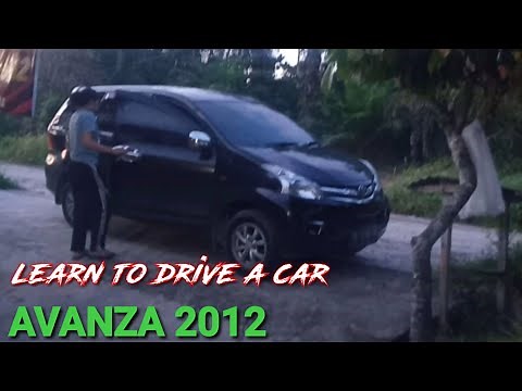learn to drive a car Toyota Avanza 2012