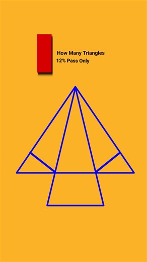 How Many Triangles in Figure 79.26 . . . #education #math #puzzle #quiz | Quick Education