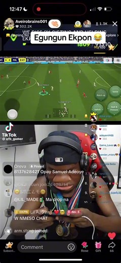 Curve it like egungun ekpon 😂🤣#efootball