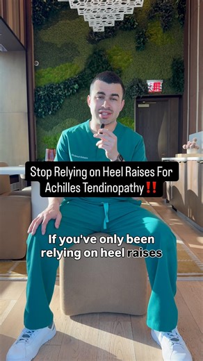 Stop Only Relying on Heel Raises For Achilles Issues‼️ #achilles #achillestendinopathy #foot #run
