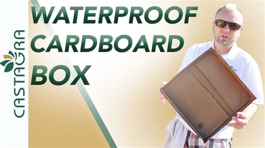 How To Waterproof A Cardboard Box (with Ecodur Roof Coating) | Matt Cullen