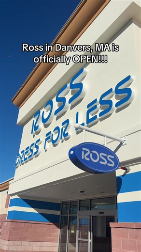 Ross is finally here!!!! 50 Independence Way, Danvers, MA 01923 #ross #massachusetts #danvers #grandopening #fashion