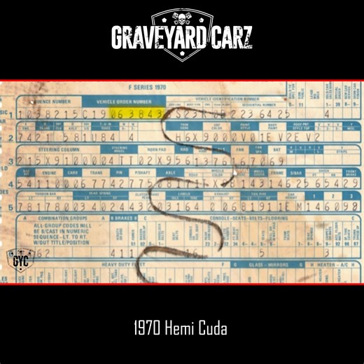 1970 Hemi Cuda Autopsy Report | Graveyard Carz