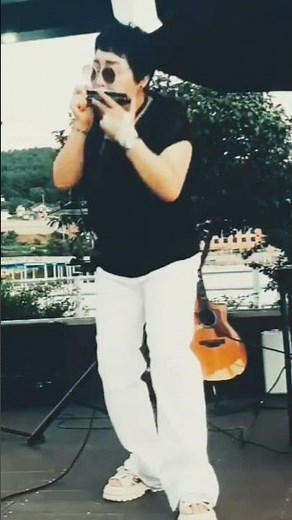북채🥁내려놓고,입💋연주 도전!#돌아와요 부산항에#하모니카